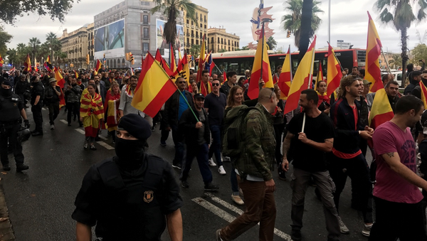 Manifestación en Barcelona - Sputnik Mundo