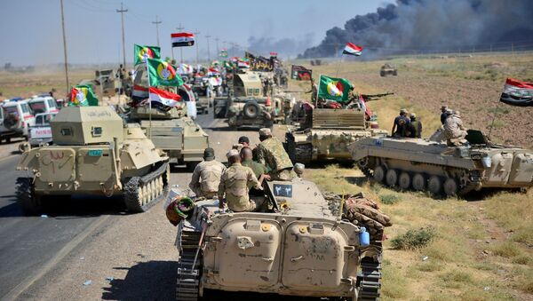 El ejército iraquí cerca de la ciudad de Hawija, Irak - Sputnik Mundo