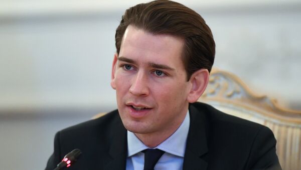 Sebastian Kurz, ministro de Exteriores de Austria y líder del Partido Popular Austriaco (OVP) - Sputnik Mundo
