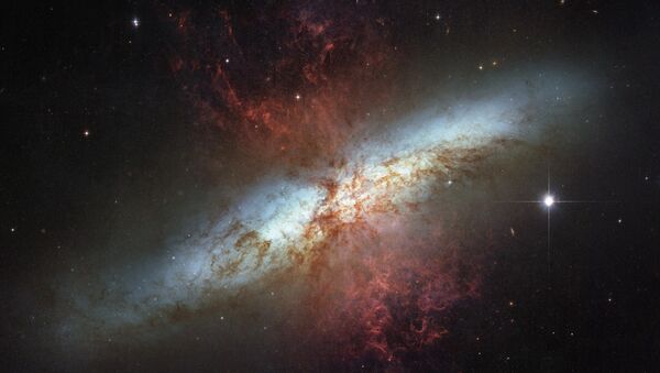 Una galaxia (imagen referencial) - Sputnik Mundo