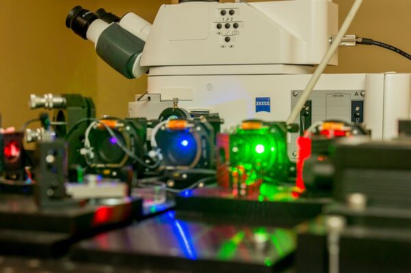 En un laboratorio de la Universidad Politécnica Pedro el Grande de San Petersburgo (SPbPU) En un laboratorio de la Universidad Politécnica Pedro el Grande de San Petersburgo (SPbPU) - Sputnik Mundo