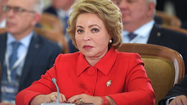Valentina Matvienko, presidenta del Consejo de la Federación de Rusia - Sputnik Mundo