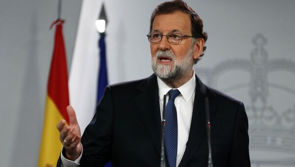 El presidente del Gobierno español, Mariano Rajoy - Sputnik Mundo