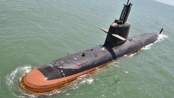 Un submarino indio de clase Kalvari - Sputnik Mundo
