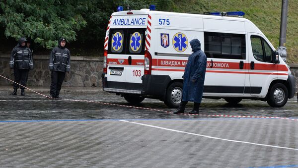 Ambulancia ucraniana en Kiev - Sputnik Mundo