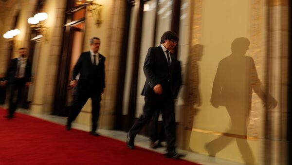 Carles Puigdemont, presidente de la Generalitat de Cataluña - Sputnik Mundo