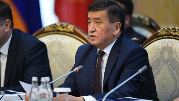 Sooronbái Zheenbékov, el nuevo presidente de Kirguistán - Sputnik Mundo