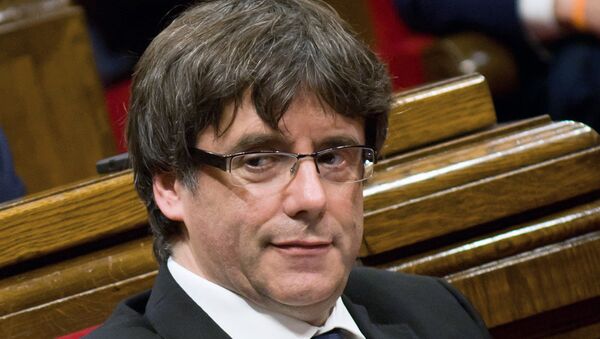 Carles Puigdemont, el expresidente del Gobierno catalán (archivo) - Sputnik Mundo
