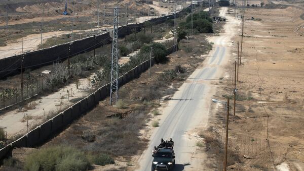 Frontera entre la Franja de Gaza y Egipto en Rafah - Sputnik Mundo