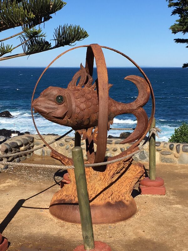El pez, uno de los símbolos de Pablo Neruda, en su casa de Isla Negra, en Chile El pez, uno de los símbolos de Pablo Neruda, en su casa de Isla Negra, en Chile - Sputnik Mundo