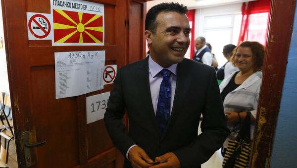 Zoran Zaev, primer ministro de Macedonia - Sputnik Mundo