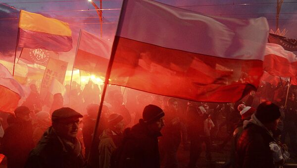Manifestaciones de ultraderecha en Varsovia - Sputnik Mundo