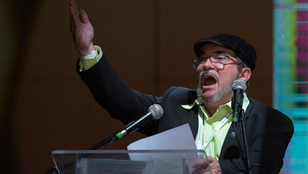 El máximo líder de las FARC, Rodrigo Londoño, alias Timochenko - Sputnik Mundo