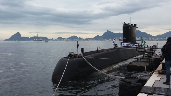 Un submarino de la Armada de Brasil (archivo) - Sputnik Mundo