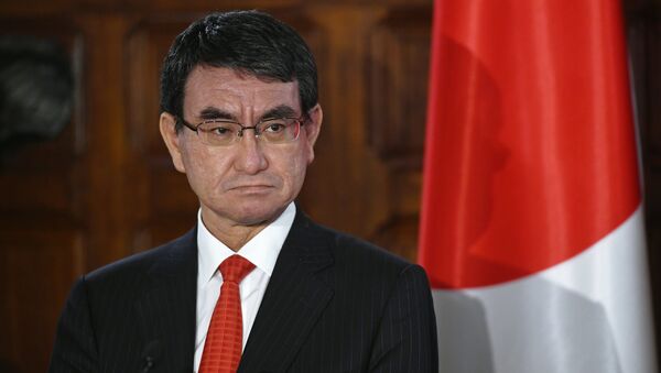 Taro Kono, ministro de Asuntos Exteriores de Japón - Sputnik Mundo