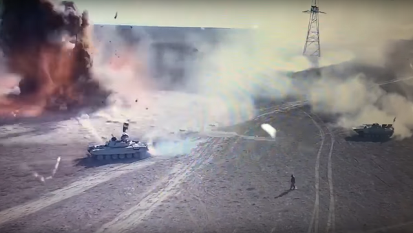 Tanque vs coche bomba: militares iraquíes muestran imágenes del duelo a muerte (vídeo) - Sputnik Mundo