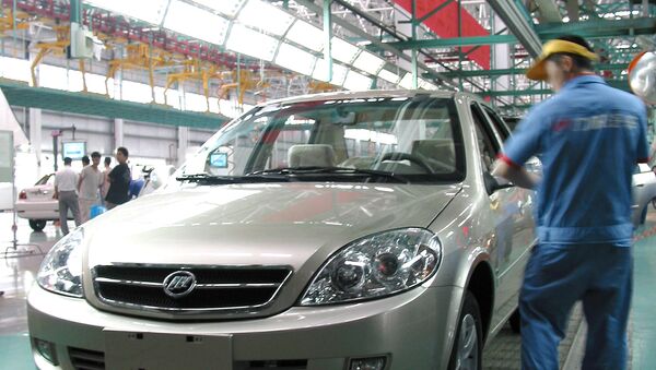 Fábrica de automóviles de la campaña china Lifan - Sputnik Mundo