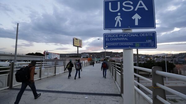 La frontera entre México y EEUU - Sputnik Mundo