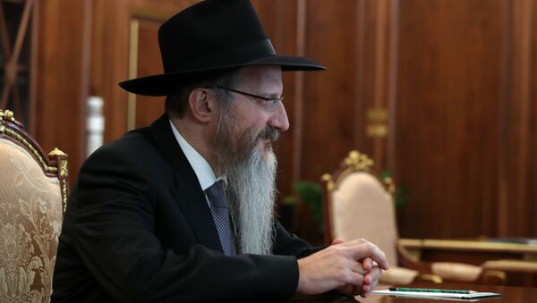 Berel Lazar, principal rabino de Rusia - Sputnik Mundo