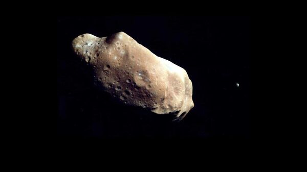 Un asteroide (imagen referencial) - Sputnik Mundo