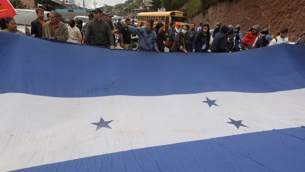 Movilización de oposición en Honduras (Archivo) - Sputnik Mundo