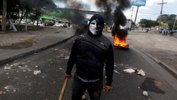 Protestas en  Honduras (archivo) - Sputnik Mundo