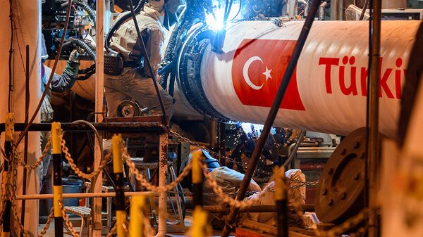 La construcción del gasoducto Turk Stream - Sputnik Mundo