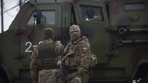 Militares ucranianos, imagen referencial - Sputnik Mundo