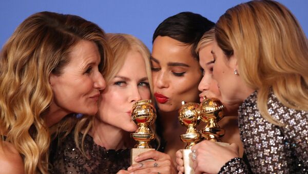Las actrices Laura Dern, Nicole Kidman, Zoe Kravitz, Reese Witherspoon y Shailene Woodley - Sputnik Mundo