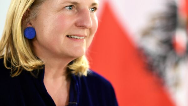Karin Kneissl, Ministra de las Relaciones Exteriores de Austria - Sputnik Mundo