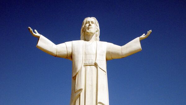 La estatua del Cristo del Pacífico, foto de archivo - Sputnik Mundo
