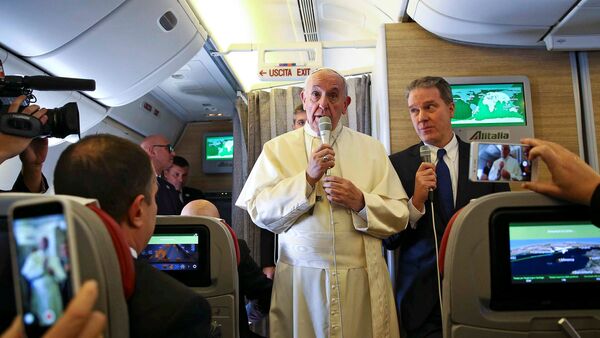El Papa Francisco durante su viaje a Chile y Peru - Sputnik Mundo