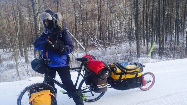 Yves Chaloin, el francés que se atrevió a cruzar en bicicleta el este de Siberia - Sputnik Mundo