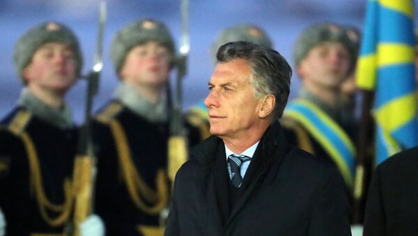 Mauricio Macri, presidente de Argentina, durante su visita a Rusia (archivo) - Sputnik Mundo