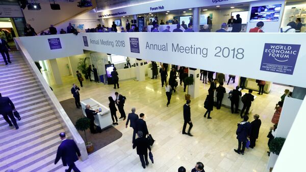La 48 Reunión Anual del Foro Económico Mundial celebrada en la ciudad suiza de Davos - Sputnik Mundo