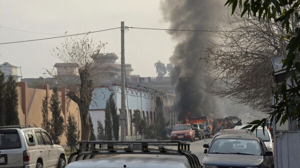 La situación tras el ataque a la oficina de la ONG Save the Children en la ciudad afgana de Jalalabad - Sputnik Mundo