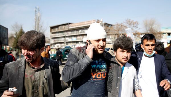 Lugar de explosión en Kabul - Sputnik Mundo