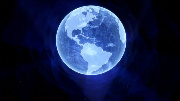 Un holograma de la Tierra - Sputnik Mundo
