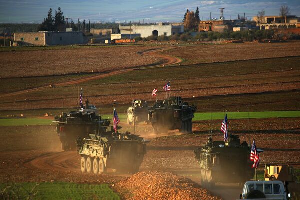 Tropas estadounidenses en Manbij Tropas estadounidenses en Manbij - Sputnik Mundo