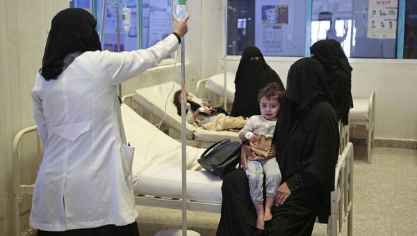 Un hospital en Saná, la capital de Yemen - Sputnik Mundo