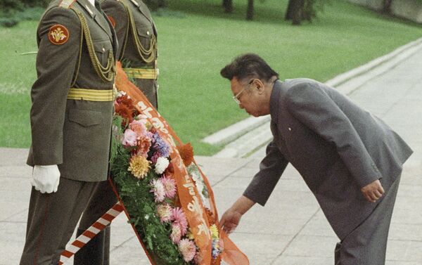 La visita de Kim Jong-il a Moscú, 2001 - Sputnik Mundo