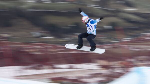 Steven Williams, el atleta argentino de snowboard cross - Sputnik Mundo