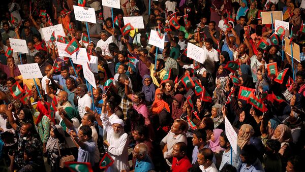 Protestas en las Maldivas - Sputnik Mundo