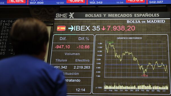 La Bolsa española, el IBEX 35 - Sputnik Mundo