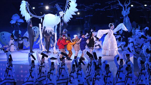 La ceremonia de apertura de los Juegos Olímpicos de Invierno se celebró en la ciudad surcoreana de Pyeongchang - Sputnik Mundo