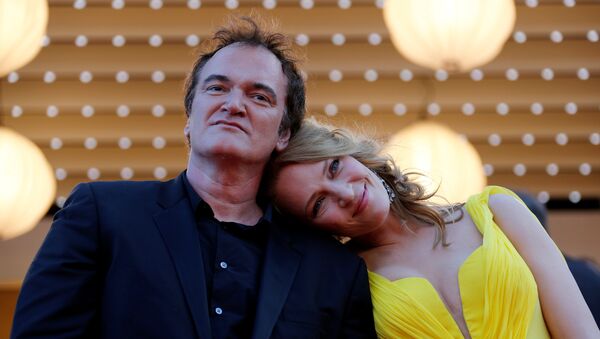 Quentin Tarantino, director del cine, y Uma Thurman, actriz - Sputnik Mundo