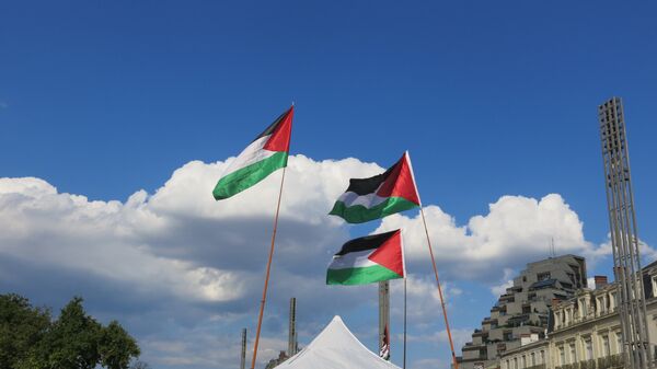 Banderas de Palestina - Sputnik Mundo
