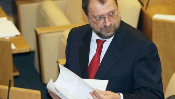 Vladislav Reznik, el diputado ruso - Sputnik Mundo