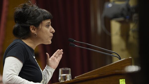 Anna Gabriel, la exdiputada catalana de la Candidatura d'Unitat Popular (CUP) - Sputnik Mundo