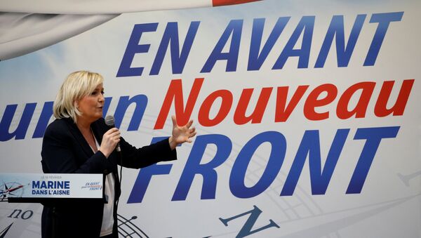 Marine Le Pen, líder del Frente Nacional francés - Sputnik Mundo
